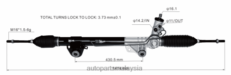 Alat Ganti Motosikal Honda Ex271 Z40L2667 rak stereng kuasa bl1z3504-a FORD