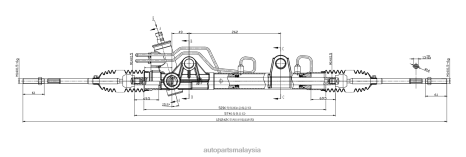 Motorcycle Spare Parts Malaysia Z40L2663 rak stereng kuasa 96fb-3200-ah FORD