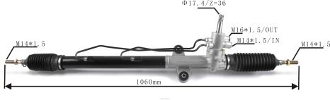 Motorcycle Spare Parts Malaysia Z40L2523 rak stereng kuasa 53601-s84-g04 53601-s84-a03 HONDA