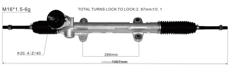 Alat Ganti Motosikal Honda Ex278 Z40L2737 rak stereng kuasa 56500-3z000 HYUNDAI/KIA