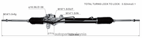 Alat Ganti Motosikal Z40L2766 rak stereng kuasa 57700-1c100 57700-1c080 HYUNDAI/KIA