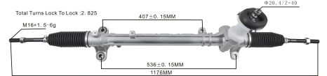 Bahagian Kereta Prasekolah Z40L2728 rak stereng kuasa 56500-c5001 56500c5000 HYUNDAI/KIA