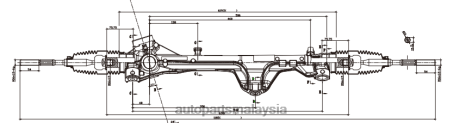 Motorcycle Spare Parts Supplier Malaysia Z40L2724 rak stereng kuasa 56500-p2000 HYUNDAI/KIA