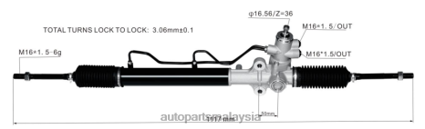 Motorcycle Spare Parts Supplier Malaysia Z40L2774 rak stereng kuasa 57700-1f890 HYUNDAI/KIA