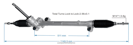 Alat Ganti Motosikal Z40L2646 rak stereng kuasa gjg9-32-110c MAZDA