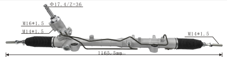Motorcycle Spare Parts Malaysia Z40L2633 rak stereng kuasa cth21-32110r0j MAZDA