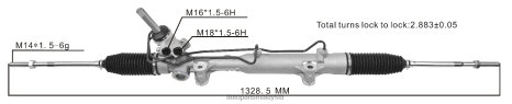 Bahagian Kereta Bezza Z40L2789 rak stereng kuasa 05151705af DODGE/CHRYSLER