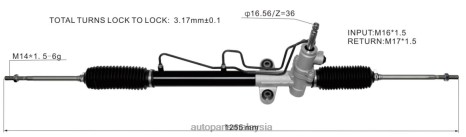 Alat Ganti Motosikal Honda Ex259 Z40L2547 rak stereng kuasa mr961356 MITSUBISHI