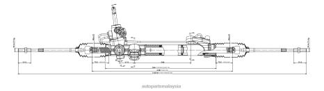 Alat Ganti Motosikal Near Me Z40L2555 rak stereng kuasa 4410a064 4410a308 MITSUBISHI