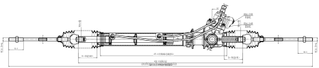 Alat Ganti Motosikal Z40L2586 rak stereng kuasa 49001-99l005 NISSAN