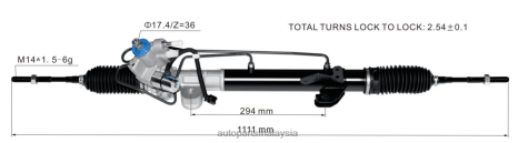 Bahagian Kereta Axia Z40L2580 rak stereng kuasa 49001-9n50a 49001-9n50b NISSAN