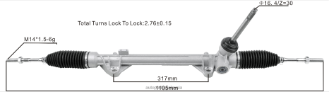 Bahagian Kereta Bezza Z40L2589 rak stereng kuasa 48001-4bg0a NISSAN