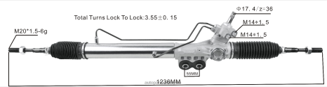 Motorcycle Spare Parts Supplier Malaysia Z40L2574 rak stereng kuasa 49001-5zp0a NISSAN