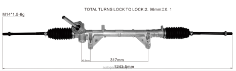 Bahagian Kereta Prasekolah Z40L2808 rak stereng kuasa 8200124407 8200565645 8200595934 8200124408 RENAULT
