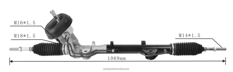 Motorcycle Spare Parts Malaysia Z40L2803 rak stereng kuasa 49001-6615r 49001-0075r 49001-0125r 49001-2993r 49001-4807r 49001-6557r 49001-2996r RENAULT