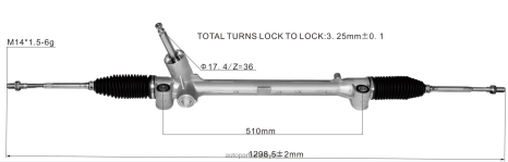Alat Ganti Motosikal Honda Ex266 Z40L2617 rak stereng kuasa jq201-005901 SUZUKI