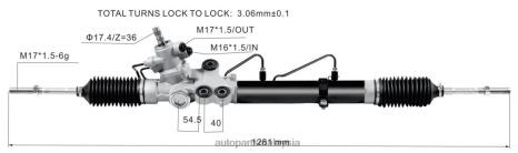 Bahagian-Bahagian Auto Z40L2482 rak stereng kuasa 44250-26220 TOYOTA