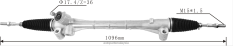 Bahagian Kereta Bezza Z40L2439 rak stereng kuasa 45500-02130 45500-02300 45510-12390 TOYOTA