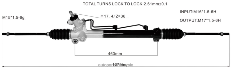 Bahagian Kereta Bezza Z40L2459 rak stereng kuasa 44250-48051 44250-48050 44200-48051 TOYOTA