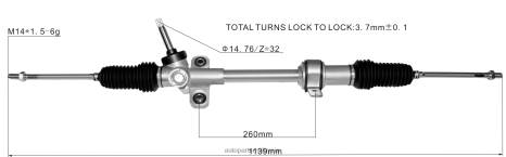 Bahagian Kereta Prasekolah Z40L2498 rak stereng kuasa 45510-b4010 TOYOTA
