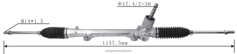 Motorcycle Spare Parts Supplier Malaysia Z40L2504 rak stereng kuasa 45502-bz040 TOYOTA