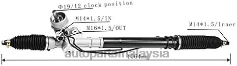 Alat Ganti Motosikal Z40L1476 rak stereng kuasa 4b1422066a VOLKSWAGEN