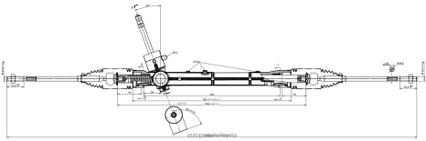 Bahagian Kereta Prasekolah Z40L2848 rak stereng kuasa 40360-30400 GEELY