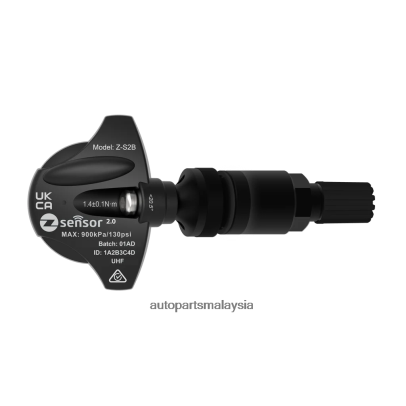 renault oe penggantian sensor tpms - oe p/n 407004cb0a freq 433mhz Bahagian-Bahagian Auto 262Z4X1380 batang injap logam - hitam